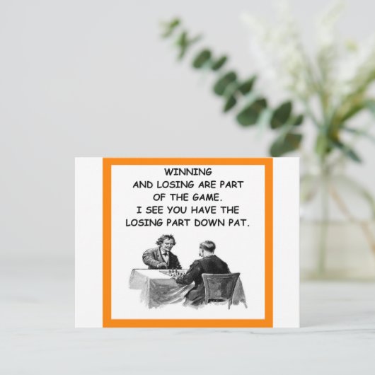 チェス ポストカード (スタンド正面)