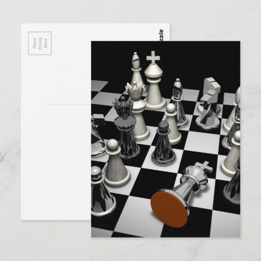 チェス ポストカード (正面/裏面)