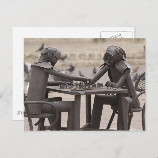 チェス ポストカード (正面/裏面)