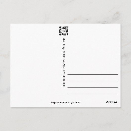 チェス ポストカード (裏面)