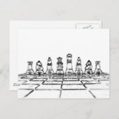 チェス ポストカード (正面/裏面)