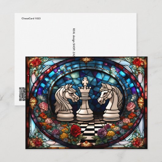 チェス ポストカード (正面/裏面)