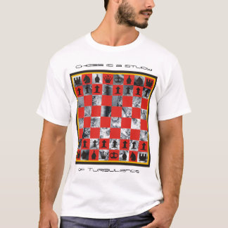 チェス-乱流です Tシャツ