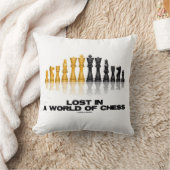 チェス(反射チェスのこまセット)の世界で失った クッション (ブランケット)