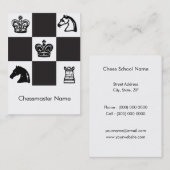 チェス 名刺 (正面/裏面)