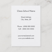 チェス 名刺 (裏面)