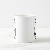 チェス 次の一手に注目 チェス コーヒーマグカップ (中央)