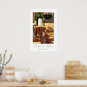 チェス&素晴らしワインポスター！ ポスター (キッチン)