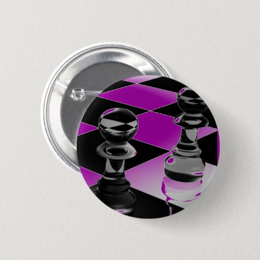 チェス 缶バッジ (正面&裏面)