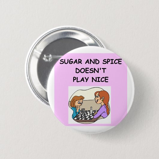 チェス 缶バッジ (正面&裏面)