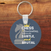 チェス – 芸術的に微妙 キーホルダー (正面)