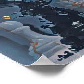 チェス – 青カッコいいの写真 ポスター (角)