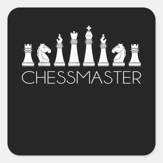 チェス – Chessmaster スクエアシール (正面)