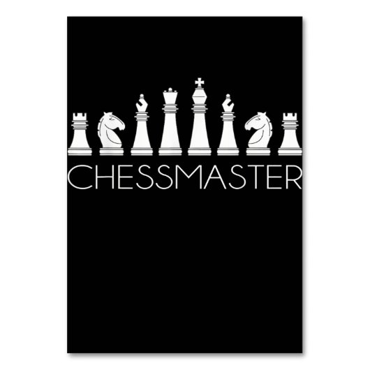 チェス – Chessmaster テーブルナンバー (正面)
