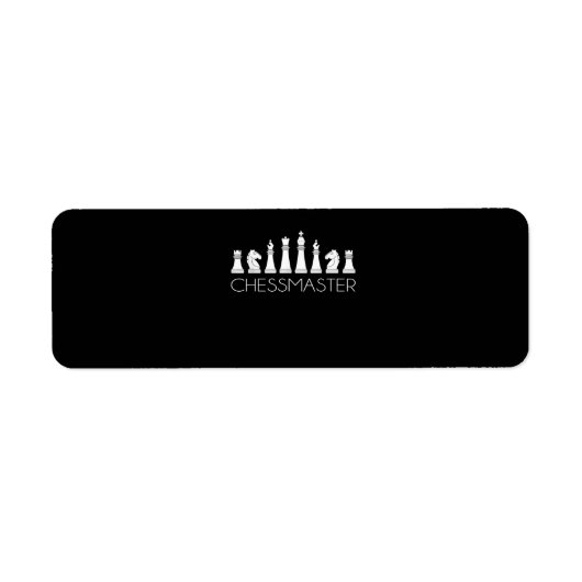 チェス – Chessmaster ラベル (正面)