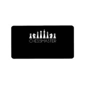チェス – Chessmaster ラベル (正面)