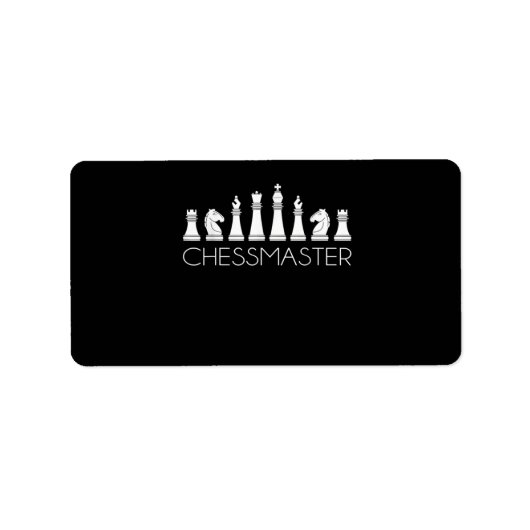 チェス – Chessmaster ラベル (正面)