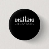 チェス – Chessmaster 缶バッジ (正面)
