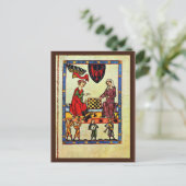 チェス、Meister Der Manessischen Liederhandsch ポストカード (スタンド正面)