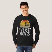 チェスIveは得プレイヤーボードゲームのチェス駒を移動 Tシャツ (正面フル)