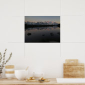 チェゼリス湖の日の出 ポスター (キッチン)