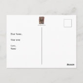 チェダーグリーティングポストカード ポストカード (裏面)