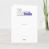 チェダーコーナーズコミュニティクリスマスツリーカード サンキューカード (裏面)