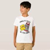 チェダーチーズ大好き！チーズダジャレTシャツ Tシャツ (正面フル)