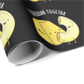 チェダー一緒おもしろいに食べ物プンダークBG ラッピングペーパー (ロールコーナー)