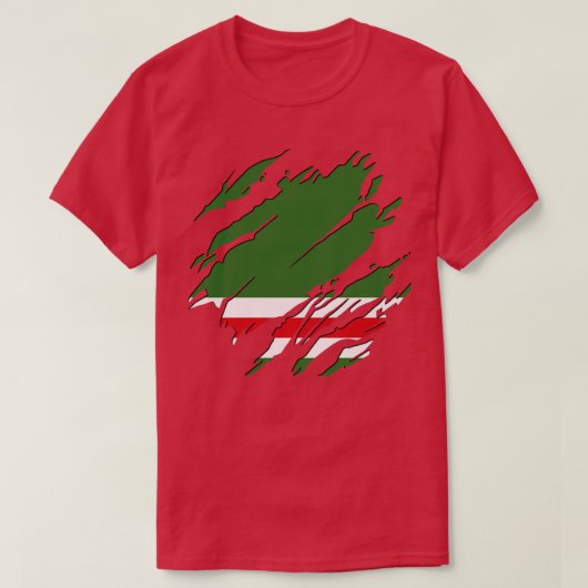 チェチェン共和国イケリア常時諸島 Tシャツ (デザイン正面)