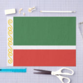 チェチェン共和国旗 薄葉紙 (クラフト)