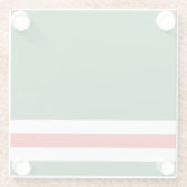 チェチェン国旗 ガラスコースター (裏面)