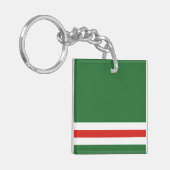 チェチェン国旗 キーホルダー (正面左)