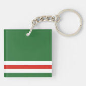 チェチェン国旗 キーホルダー (裏面)