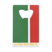 チェチェン国旗 クレジットカード栓抜き (裏面)