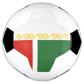 チェチェン国旗 サッカーボール (回転)