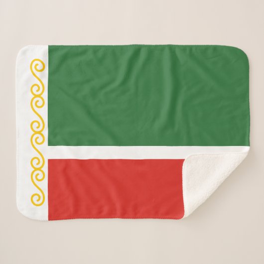 チェチェン国旗 シェルパブランケット (正面(横))