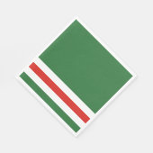 チェチェン国旗 スタンダードランチョンナプキン (角)