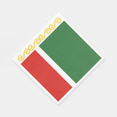 チェチェン国旗 スタンダードランチョンナプキン (角)