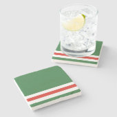 チェチェン国旗 ストーンコースター (横)