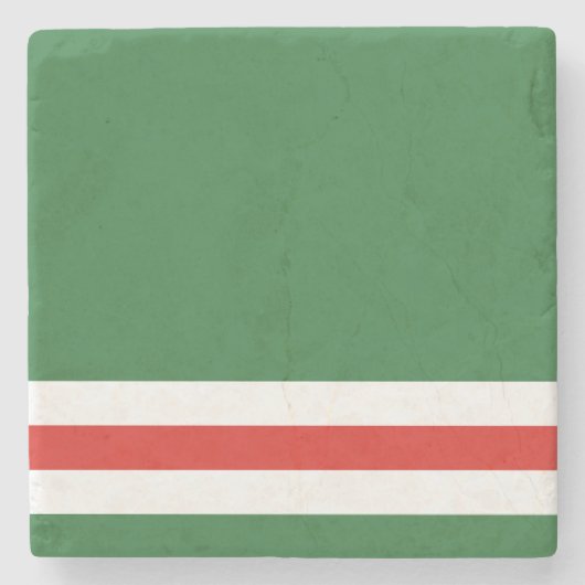 チェチェン国旗 ストーンコースター (正面)