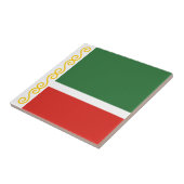 チェチェン国旗 タイル (側面)