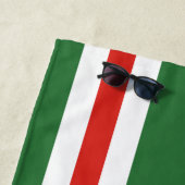 チェチェン国旗 ビーチタオル (インサイチュ)