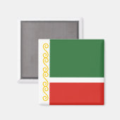 チェチェン国旗 マグネット (正面/裏面)