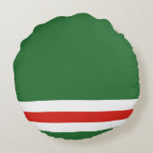 チェチェン国旗 ラウンドクッション (裏面)