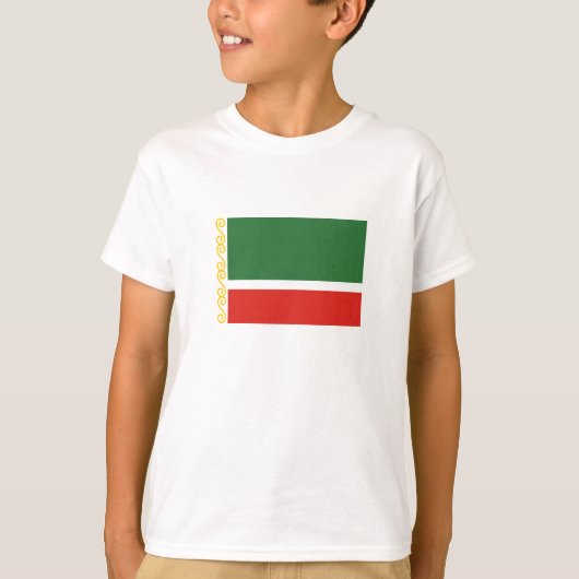 チェチェン フラグ Tシャツ (正面)