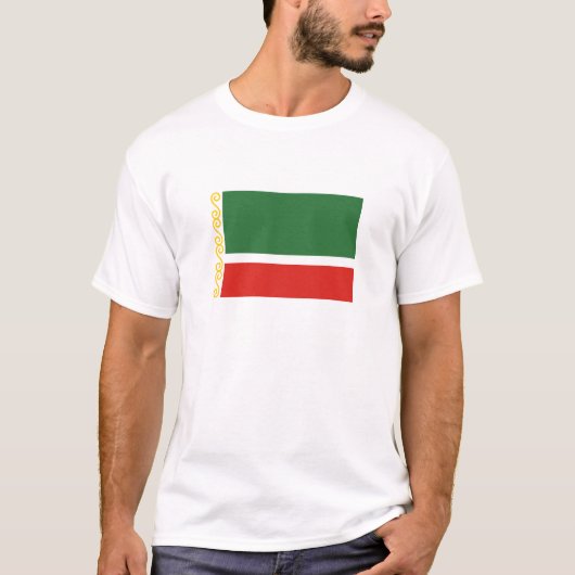 チェチェン フラグ Tシャツ (正面)