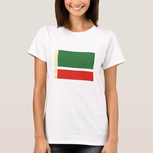チェチェン フラグ Tシャツ (正面)
