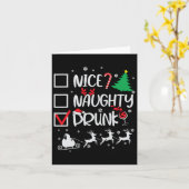 チェッいけなク飲のスおもしろいクリスマ カード (黄色い花)