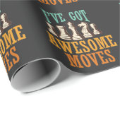 チェッおもしろいスプレイヤーへのギフト ラッピングペーパー (ロールコーナー)